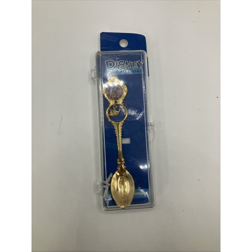 Disney Treasures Collectible Tinker‎ Bell Disney Castle Silver Plated Spoon